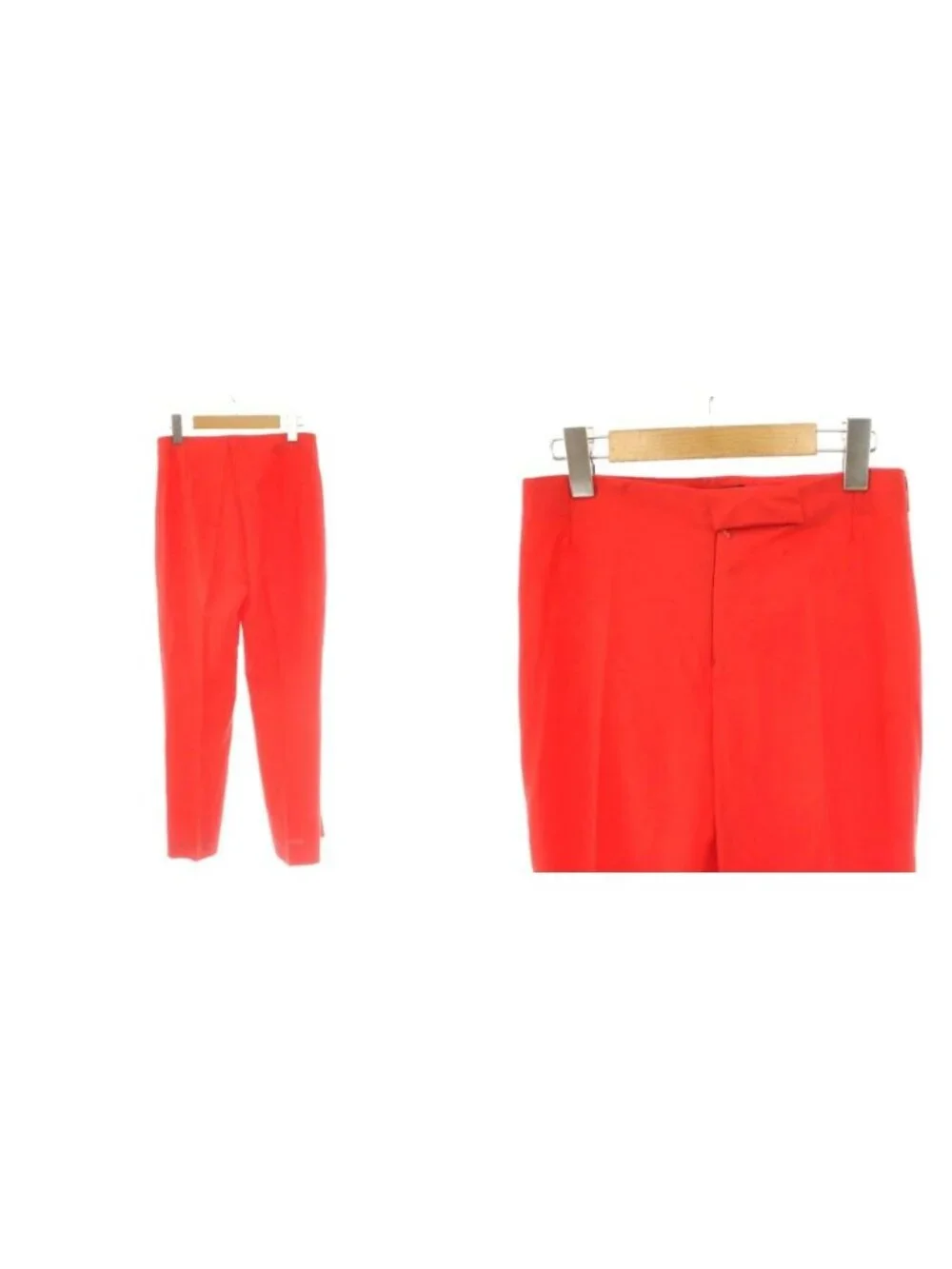 Versace Set Tailored Jacket Pants Trousers Wool 40 Primaryred SS